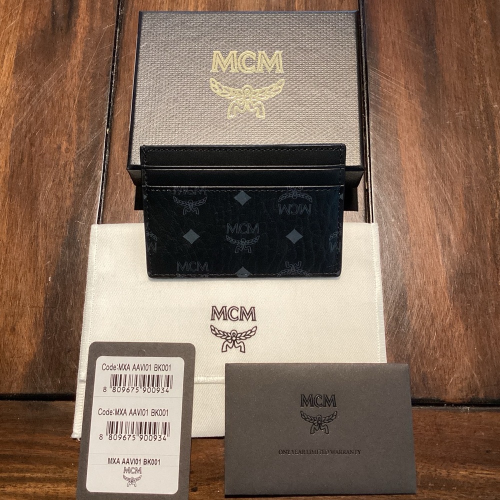 MCM Black Card Holder